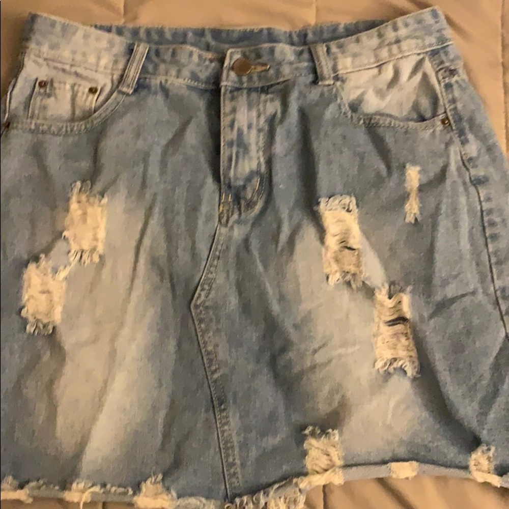 Jean skirt
